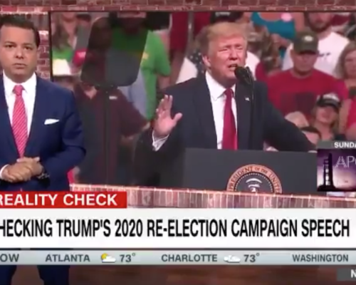 John Avlon Fact Checking Trump’s 2020 Kickoff Speech – CNN