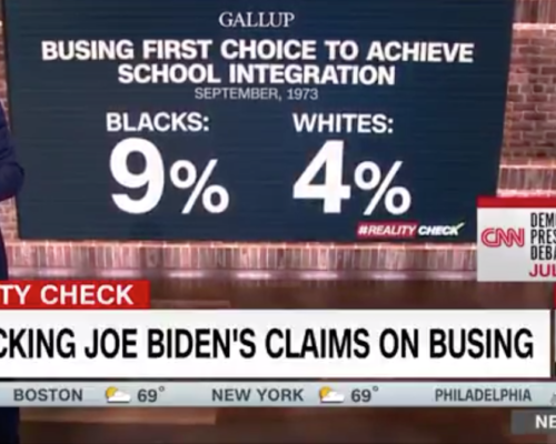 John Avlon Fact Checking Joe Biden’s Claims on Busing – CNN