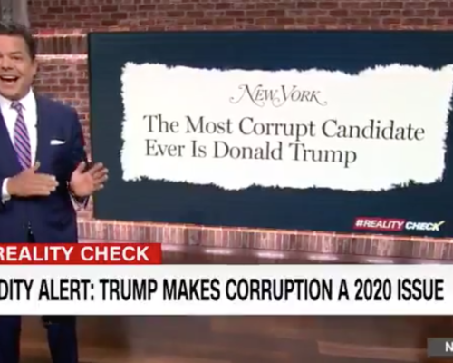 John Avlon Absurdity Alert: Trump Makes Corruption a 2020 Issue – CNN