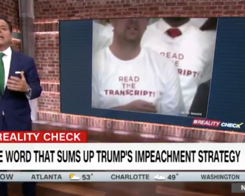 John Avlon One Word That Sums Up the President’s Impeachment Strategy – CNN